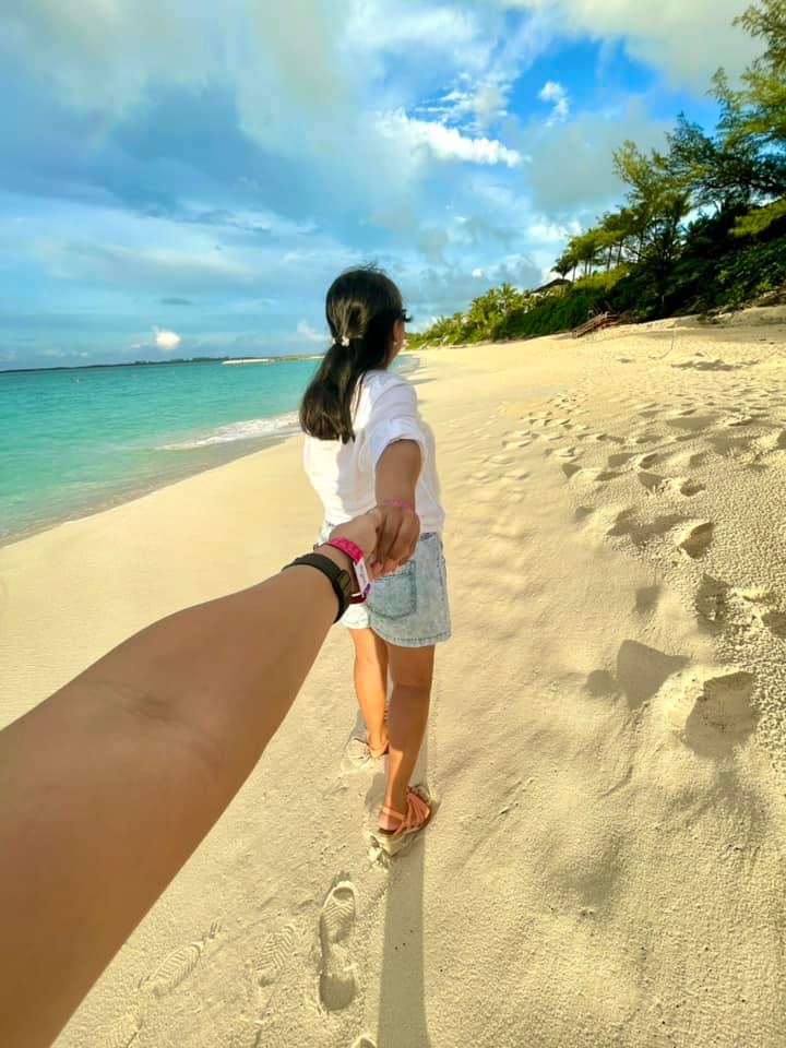 Cabbage Beach on Paradise Island, Nassau Bahama. 